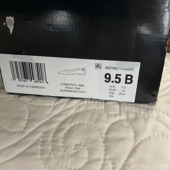 Women Ralph Lauren Londyn Burnished Leather Flats - Picture 3 of 5